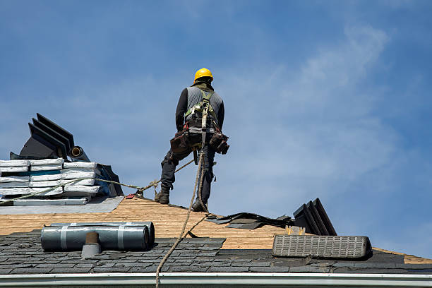 Professional Gutter Installation technician working in Torrington, WY